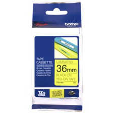 Brother TZe-661 36mm x 8m Black on Yellow Tape