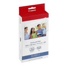 Canon KP-36IP Selphy 6x4 Photo Paper & Ink Kit - 36 Sheets