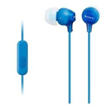 Sony MDREX15APLI In Ear Headphone w/Smart Phone Control Blue