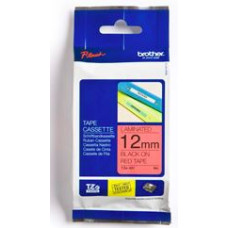 Brother TZe-431 12mm x 8m Black on Red Tape