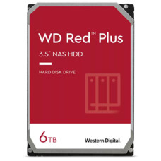 WD Red Plus 6TB SATA 3.5" Intellipower 256MB NAS HDD 3Yr Wty