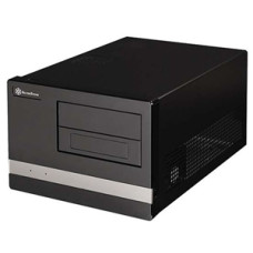 SilverStone SG02B-F Sugo mATX Black Cube SFF Case 23L