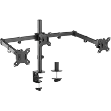 Brateck 13-27" Triple Monitor Economy Desk Mount Bracket