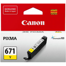 Canon CLI671Y Yellow Ink Cartridge
