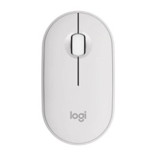 Logitech M350S Pebble 2 USB Wireless/Bluetooth Mouse - White