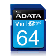 ADATA Premier UHS-I V10 SDXC Card 64GB ADATA Premier UHS-I V10 SDXC Card 64GB