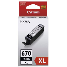 Canon PGI670XLBK Pigment Black High Yield Ink Cartridge