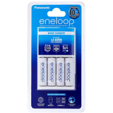 Panasonic Eneloop Overnight Charger + 4 AA Batteries