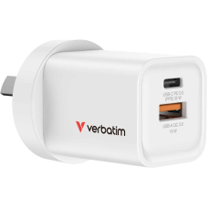 Verbatim 35W GaN Charger with 1x USB-C and 1x USB-A