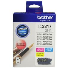 Brother LC33173PK 3 pack CMY Ink Cartridges