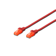 Digitus UTP CAT6 Patch Lead -  0.5M Red