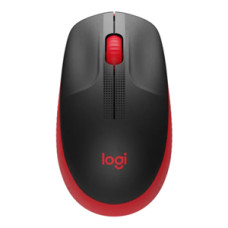 Logitech M190 Full Size Wireless Mouse - Red