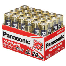 Panasonic AAA Alkaline Battery 24 Pack